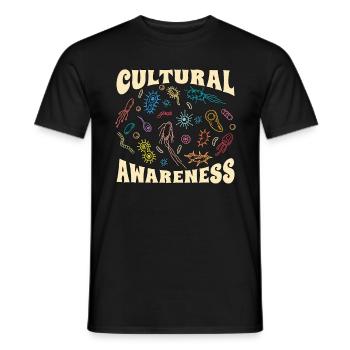 Microbiologiste Sensibilisation culturelle Science des bactéries - T-shirt homme - noir - Devant - AI Model Male 178 light (178cm)