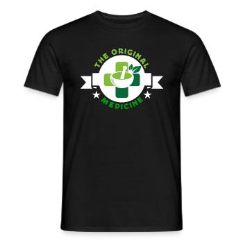 Herbalism The Original Medicine Herbal Herbalist - Männer T-Shirt - Schwarz - Vorne - AI Model Male 178 light (178cm)
