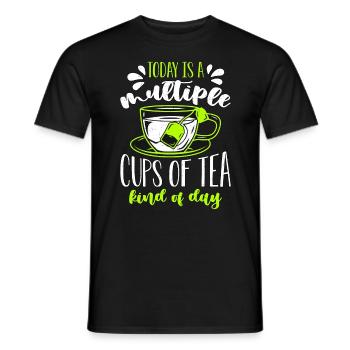 Herbalism Today Is A Multiple Cups Herbs Herbalist - Männer T-Shirt - Schwarz - Vorne - AI Model Male 178 light (178cm)