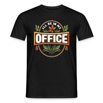 Herbalism I'll Be In My Office Herbal Herbalist - Männer T-Shirt - Schwarz - Vorne - AI Model Male 178 light (178cm)