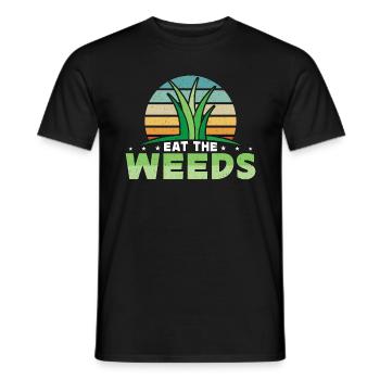 Herbalism Eat The Weeds Retro Herbal Herbalist - Männer T-Shirt - Schwarz - Vorne - AI Model Male 178 light (178cm)