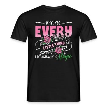 Wedding Planner Why Yes Every Little Thing Planner - Männer T-Shirt - Schwarz - Vorne - AI Model Male 178 light (178cm)