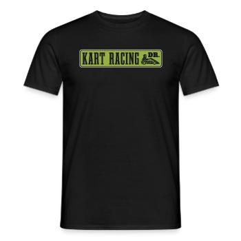 Kart Racing Dr. Motorsport Car Racing Kart Race - Men's T-Shirt - black - Front - AI Model Male 178 light (178cm)