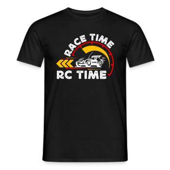 RC Model Racing Race Time RC Time Radio Controlled - Men's T-Shirt - black - Front - AI Model Male 178 light (178cm)