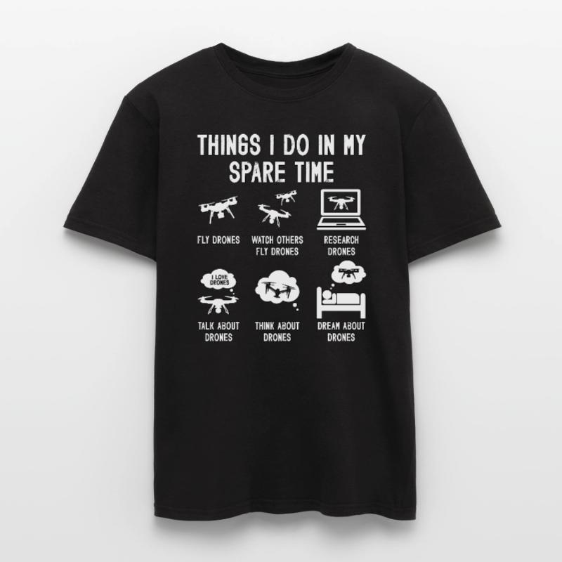 Drone Racing Choses que je fais dans ma machine de course de course T-shirt homme