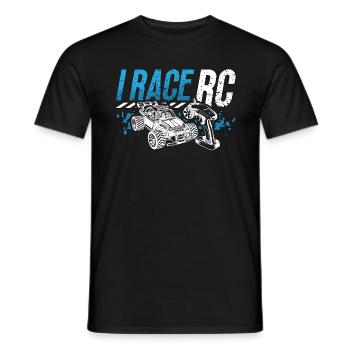 RC Model Racing I Race RC Remote Controlled Car - Men's T-Shirt - black - Front - AI Model Male 178 light (178cm)