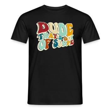 Project Management Dude That's Out Of Team Leader - Men's T-Shirt - black - Front - AI Model Male 178 light (178cm)