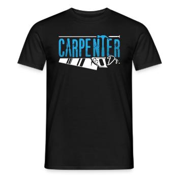 Carpenter Workshop Woodwork Woodworking Carpentry - Männer T-Shirt - Schwarz - Vorne - AI Model Male 178 light (178cm)