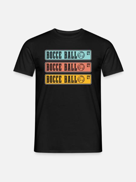 Pétanque Joueur de pétanque Joueur de pétanque Ensemble de boules - T-shirt homme - noir