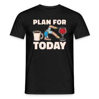 Pilates Plan For Today Reformer Pilates Instructor - Männer T-Shirt - Schwarz - Vorne - AI Model Male 178 light (178cm)