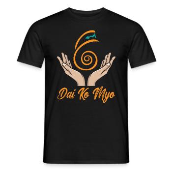 Reiki Dai Ko Myo Energy Healing Reiki Treatment - Men's T-Shirt - black - Front - AI Model Male 178 light (178cm)
