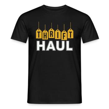 Thrift Shopping Thrift Haul Second Hand Thrifter - Männer T-Shirt - Schwarz - Vorne - AI Model Male 178 light (178cm)