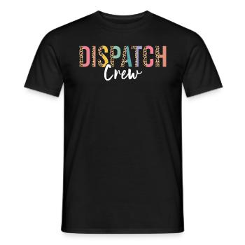 Lustiger Dispatcher-Dispatching-Service Öffentlich - Männer T-Shirt - Schwarz - Vorne - AI Model Male 178 light (178cm)
