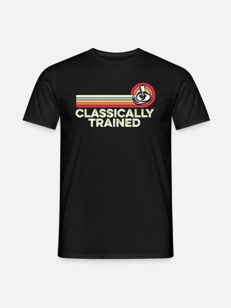 Classically Trained Manual Transmission Three - Men's T-Shirt - black
