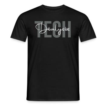 Dialysis Technician Funny Dialysis Peritoneal - Men's T-Shirt - black - Front - AI Model Male 178 light (178cm)