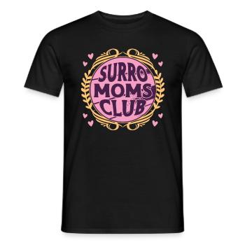 Surrogacy Surro Moms Club Surrogate Mama Pregnancy - Männer T-Shirt - Schwarz - Vorne - AI Model Male 178 light (178cm)