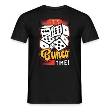 C’est Bunco Time Party Game Gambling Bunco Lover - T-shirt homme - noir - Devant - AI Model Male 178 light (178cm)