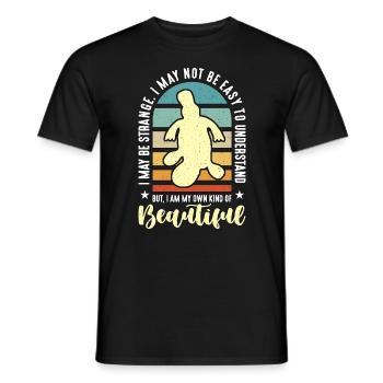 L’ornithorynque I pourrait être une étrange faune australienne - T-shirt homme - noir - Devant - AI Model Male 178 light (178cm)