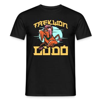 Dodo Bird Taekwon-Dodo Bird Watching Flightless - Men's T-Shirt - black - Front - AI Model Male 178 light (178cm)