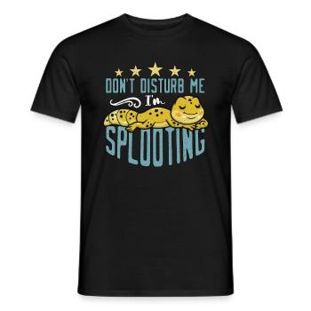 Les geckos léopards ne me dérangent pas Je suis propriétaire de reptiles - T-shirt homme - noir - Devant - AI Model Male 178 light (178cm)