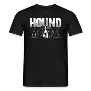 Coonhound Hound Maman Treeing Walker Animal Lover - T-shirt homme - noir - Devant - AI Model Male 178 light (178cm)