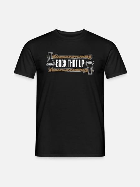 Target Sports Back That Up Shooting Club Bullseye - Männer T-Shirt - Schwarz