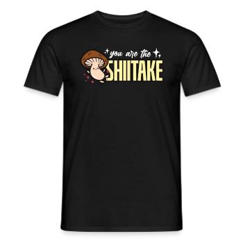 Mushroom Hunting You Are The Shiitake Mushrooming - Men's T-Shirt - black - Front - AI Model Male 178 light (178cm)
