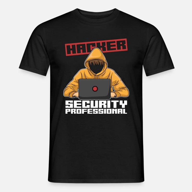 Cybersecurity Hacker Security Professional Analyst - Männer T-Shirt - Schwarz