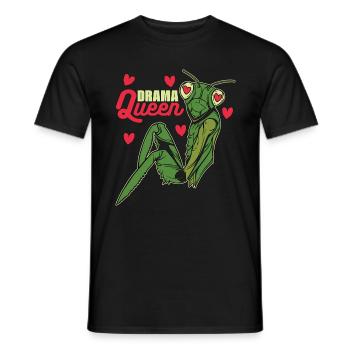 Entomologist Drama Queen Entomological Bug Hunters - Männer T-Shirt - Schwarz - Vorne - AI Model Male 178 light (178cm)