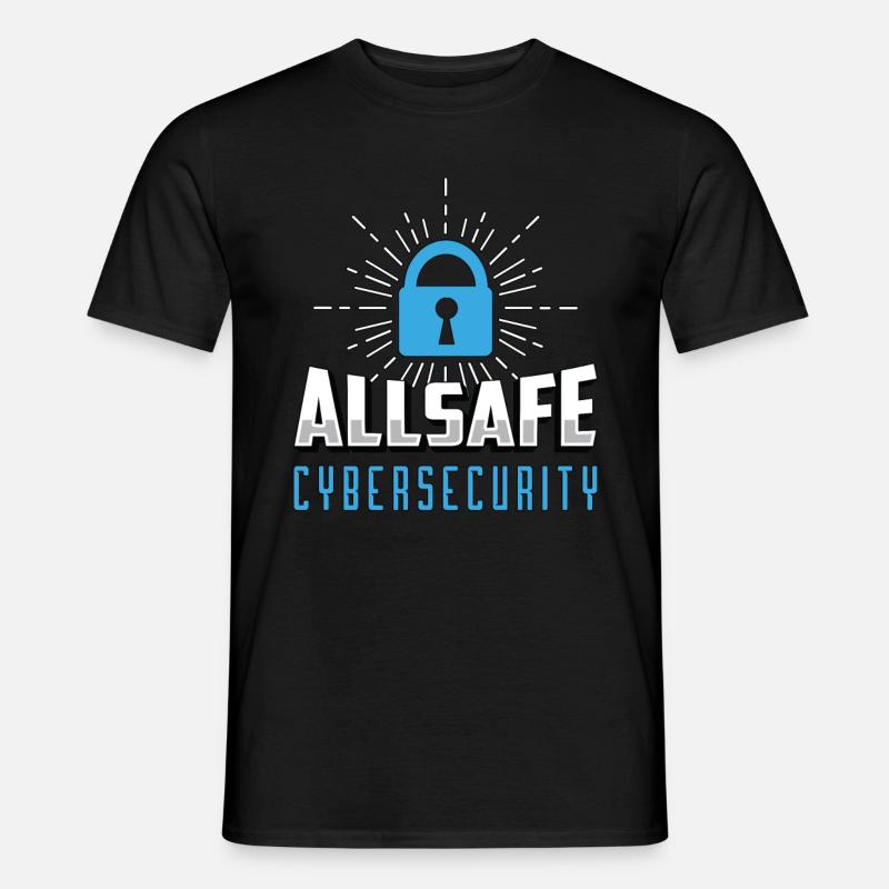 Cybersécurité Programmateur de cybersécurité Allsafe - T-shirt homme - noir