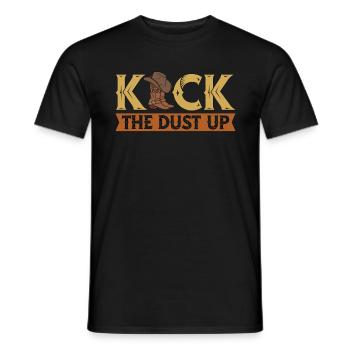 Danse en ligne Kick The Dust Danse en ligne Vie à la campagne - T-shirt homme - noir - Devant - AI Model Male 178 light (178cm)