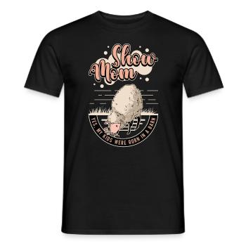 Livestock Breeder Show Mom Yes My Kids Farm Animal - Men's T-Shirt - black - Front - AI Model Male 178 light (178cm)