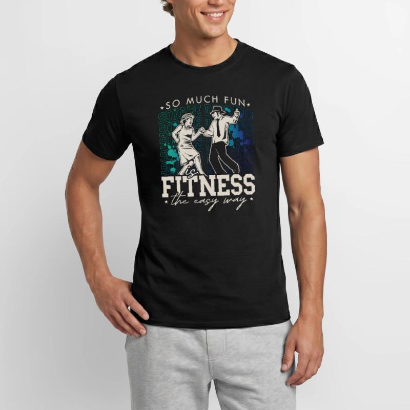 Square Dancing So Much Fun Square Western Dancing Männer T-Shirt
