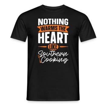 Biscuits And Gravy Nothing Warms The Food Lover - Männer T-Shirt - Schwarz - Vorne - AI Model Male 178 light (178cm)