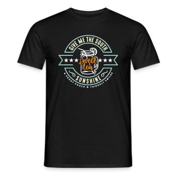 Thé sucré Donnez-moi la nourriture sucrée du Sud - T-shirt homme - noir - Devant - AI Model Male 178 light (178cm)