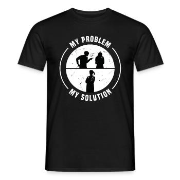 Pharmacy Technician My Problem Pictogram Mom - Männer T-Shirt - Schwarz - Vorne - AI Model Male 178 light (178cm)