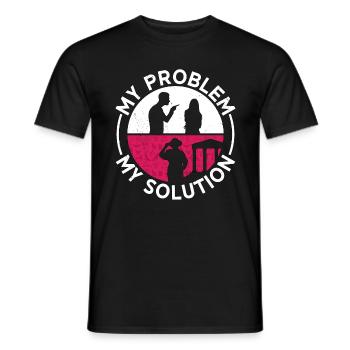 Archaeologist My Problem My Pictogram Mom Geology - Männer T-Shirt - Schwarz - Vorne - AI Model Male 178 light (178cm)
