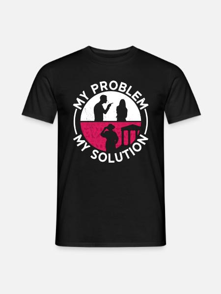 Archéologue Mon problème Mon pictogramme Maman Géologie - T-shirt homme - noir