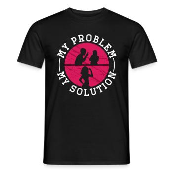 Low Carb Diet Lover My Problem My Pictogram Mom - Männer T-Shirt - Schwarz - Vorne - AI Model Male 178 light (178cm)