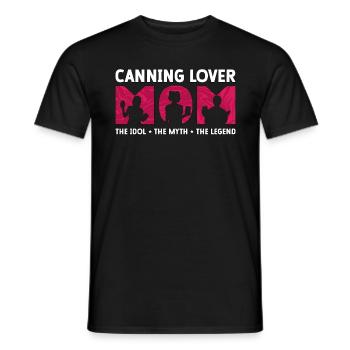 Amant de la mise en conserve maman l’idole le mythe saison de la mise en conserve - T-shirt homme - noir - Devant - AI Model Male 178 light (178cm)