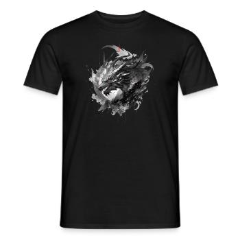 Mecha Tier Tiger Wolf Fuchs Pferd Cyborg - Männer T-Shirt - Schwarz - Vorne - AI Model Male 178 light (178cm)