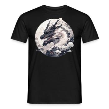 Mecha Tier Tiger Wolf Fuchs Pferd Cyborg - Männer T-Shirt - Schwarz - Vorne - AI Model Male 178 light (178cm)
