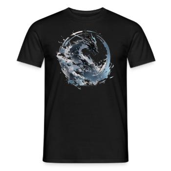 Mecha Tier Tiger Wolf Fuchs Pferd Cyborg - Männer T-Shirt - Schwarz - Vorne - AI Model Male 178 light (178cm)