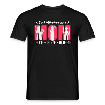 Mythologie grecque amant maman l’idole Grèce antique - T-shirt homme - noir - Devant - AI Model Male 178 light (178cm)