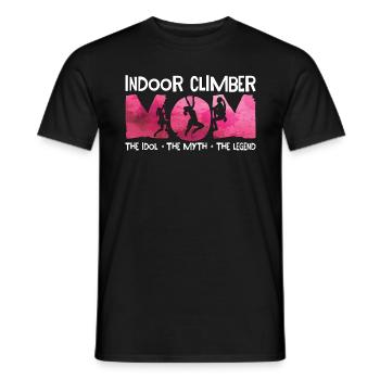 Grimpeur d’intérieur Maman L’idole Le mythe Escalade de bloc - T-shirt homme - noir - Devant - AI Model Male 178 light (178cm)