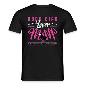 Dodo oiseau amant maman l’idole le mythe ornithologie - T-shirt homme - noir - Devant - AI Model Male 178 light (178cm)