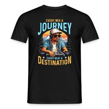 Disc Jockey Every Mix A DJ Music Disc Jockeys - Männer T-Shirt - Schwarz - Vorne - AI Model Male 178 light (178cm)