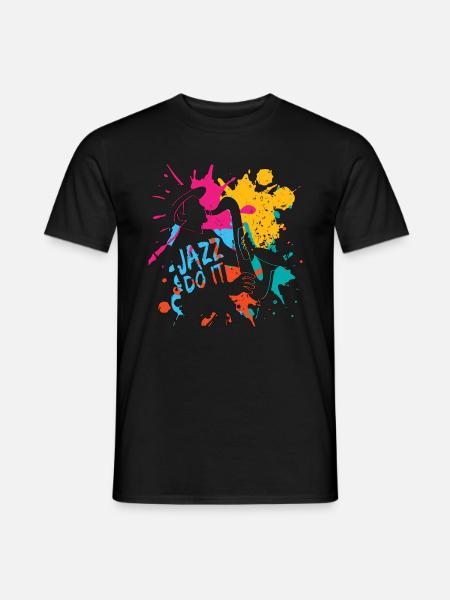 Jazz Música Jazz Do It Músico Jazz Amante de la Música Jazz - Camiseta hombre - negro