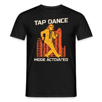 Mode Tap Dance activé Tap Dancing Tap Dancer - T-shirt homme - noir - Devant - AI Model Male 178 light (178cm)