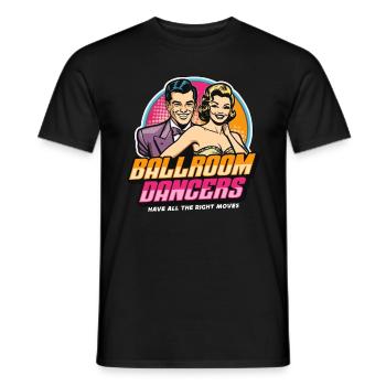 Ballroom Dance Ballroom Dancers Have Latin Dance - Männer T-Shirt - Schwarz - Vorne - AI Model Male 178 light (178cm)